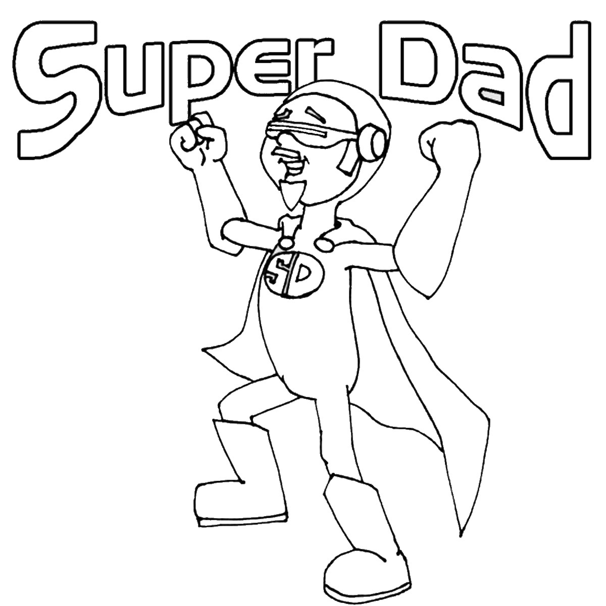 1200x1200 Father's Day Coloring Pages