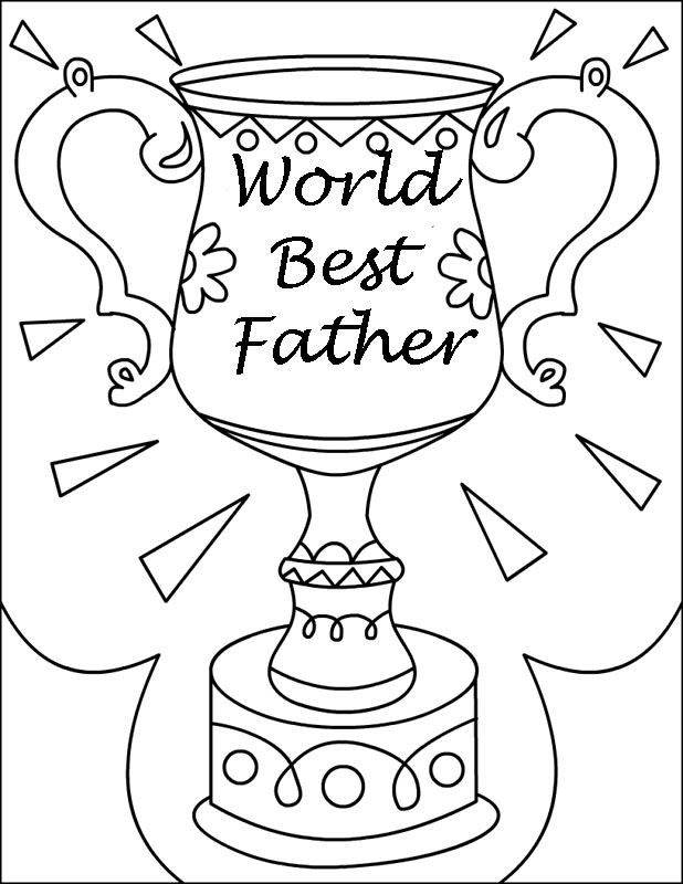 618x800 Father Coloring Page