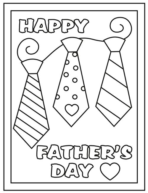 500x649 Free Printable Fathers Day Coloring Sheets Its In The Cards
