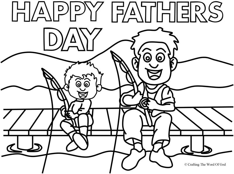 800x593 Happy Fathers Day Coloring Page Crafting The Word Of God