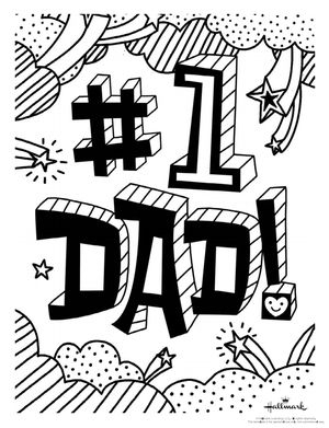 300x391 Fathers Day Coloring Pages Printable Free Printable Father