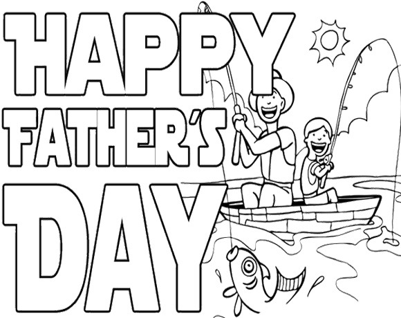 580x460 Fathers Day Coloring Pages Printable First Superhero Fathers Day