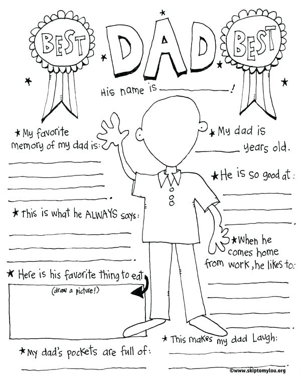 600x746 Free Printing Coloring Pages Terrific Fathers Day Printable