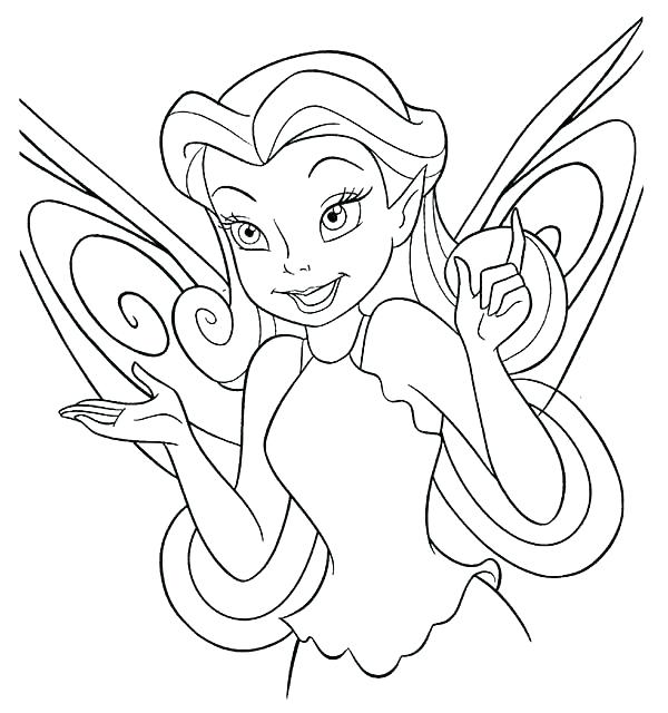 600x640 Coloring Pages Of Fairies Fairies Coloring Pages Fairies