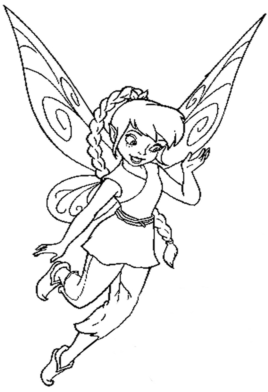 1068x1563 Free Printable Disney Fairies Fawn Coloring Sheet