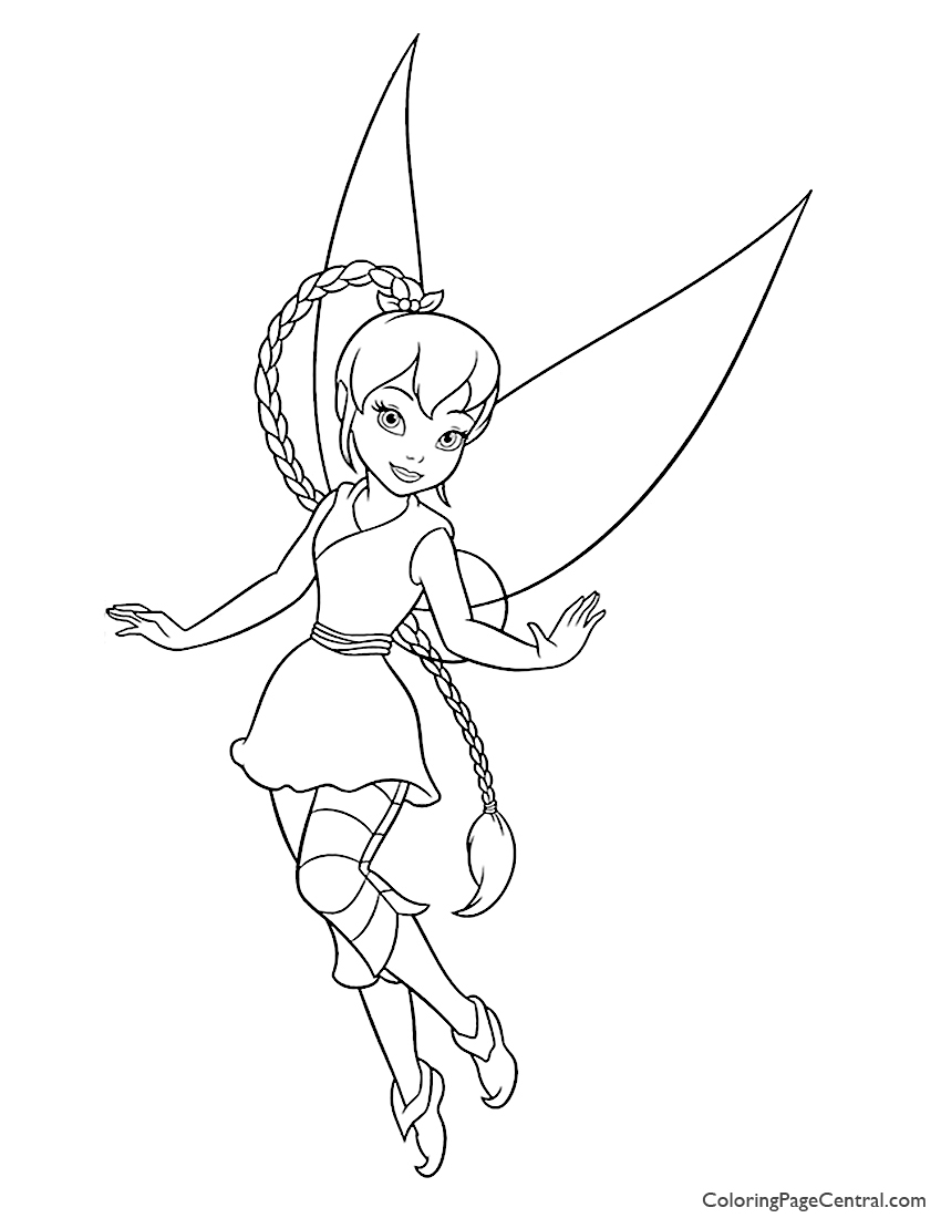 850x1100 Tinkerbell Fawn Coloring Page Coloring Page Central