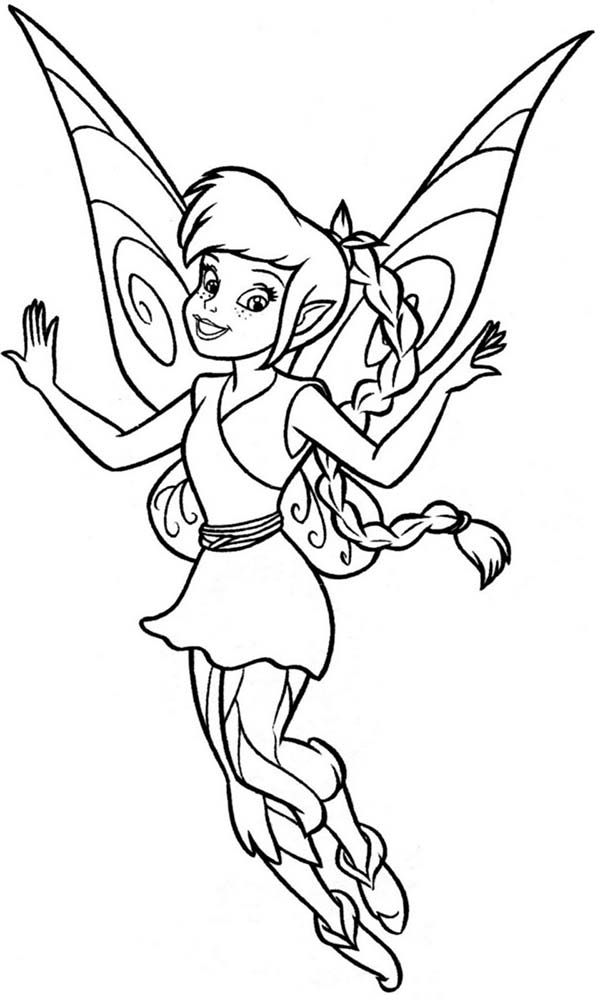 600x1000 Disney Fairies, Lovely Fawn From Disney Fairies Coloring Page