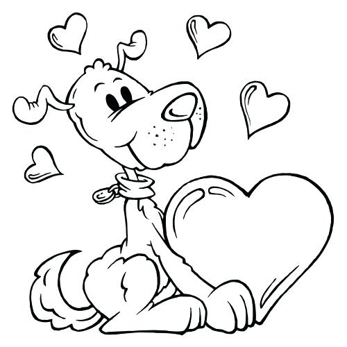 500x500 Valentine Coloring Pages For Preschool Educational Coloring Pages