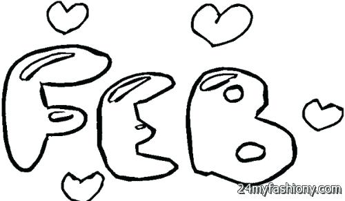 500x291 February Coloring Pages