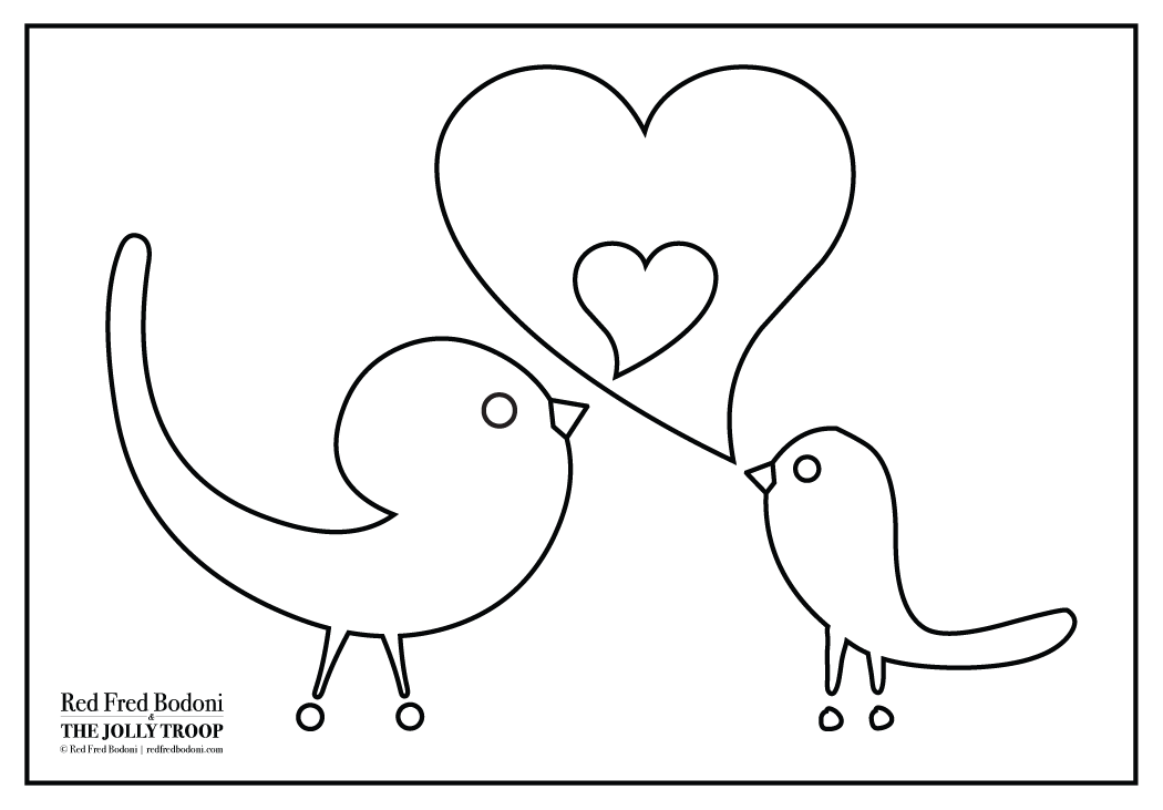 1050x731 February Coloring Pages