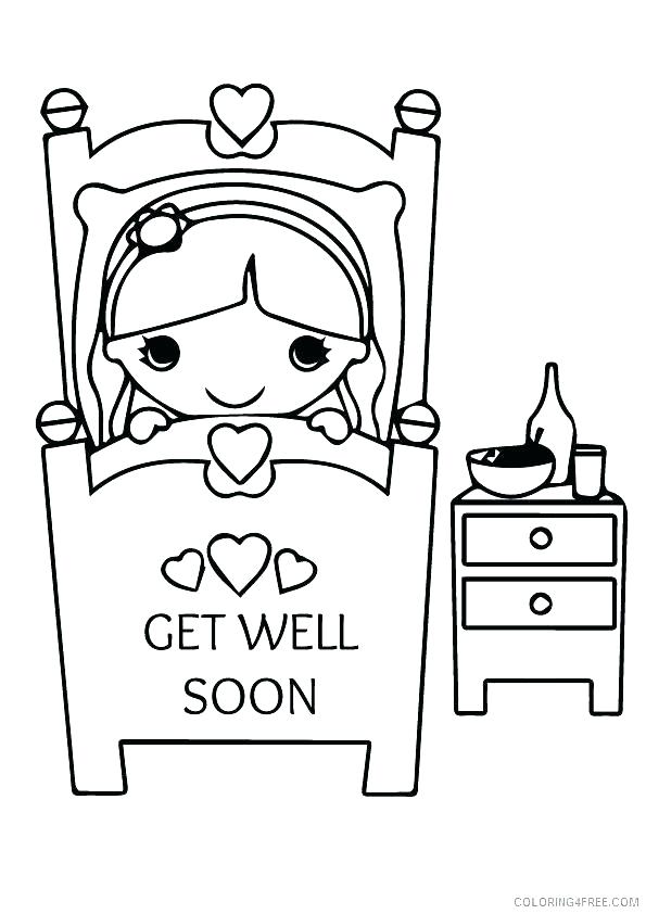 595x842 Get Well Soon Coloring Get Well Soon Coloring Pages