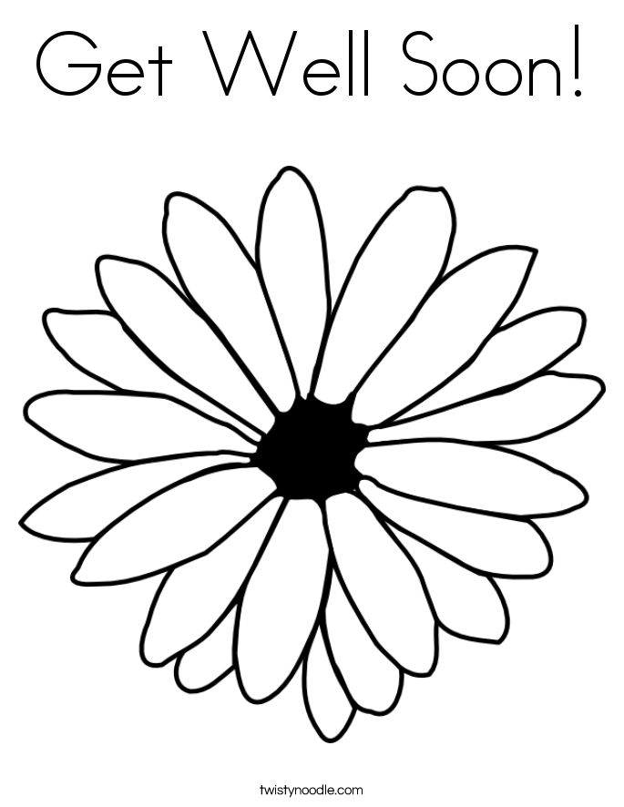 685x886 Get Well Soon Coloring Page