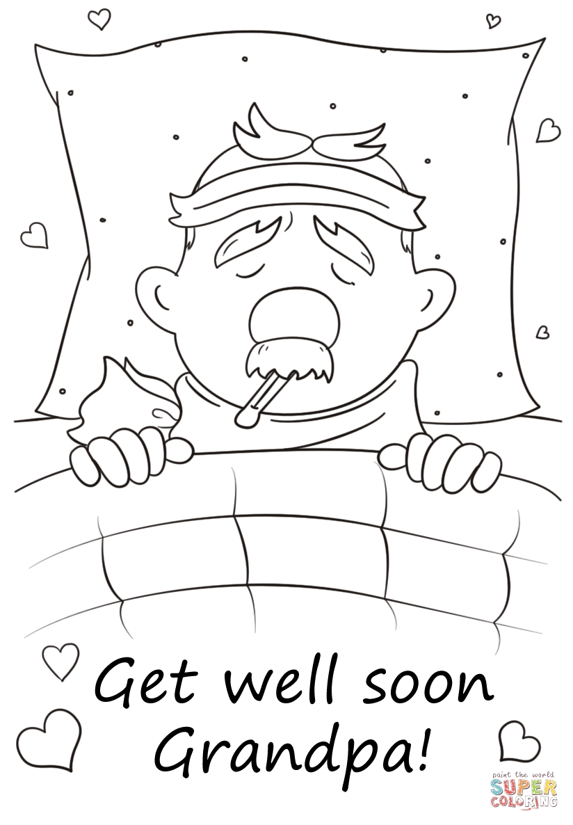 824x1186 Awesome Get Well Soon Coloring Pages Design Free Pasbangetco Feel