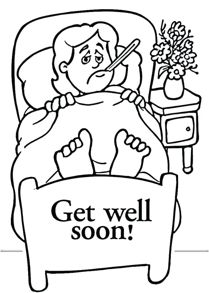 730x1024 Get Well Coloring Pages