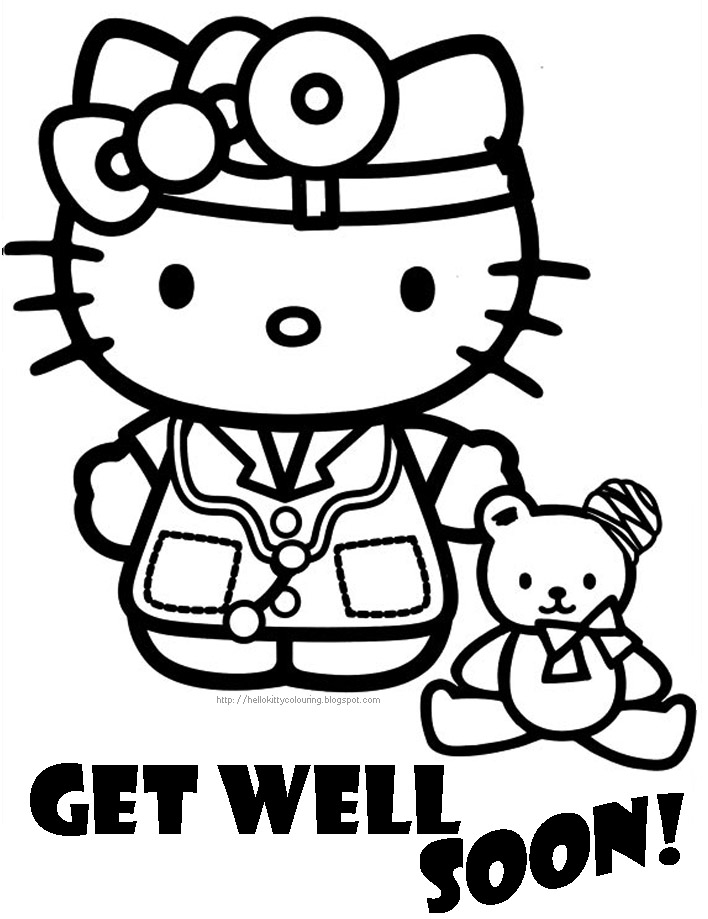 708x919 Get Well Soon Coloring Pages