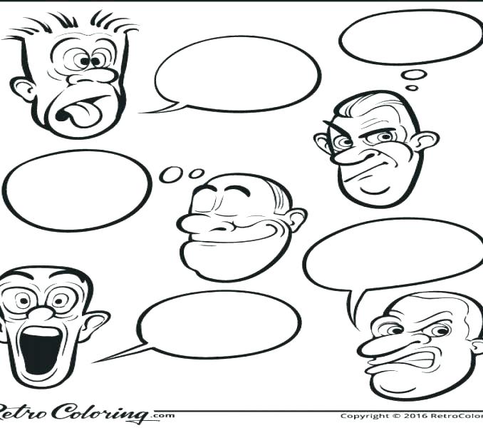 678x600 Feelings Coloring Page Prints Feelings Faces Coloring Pages