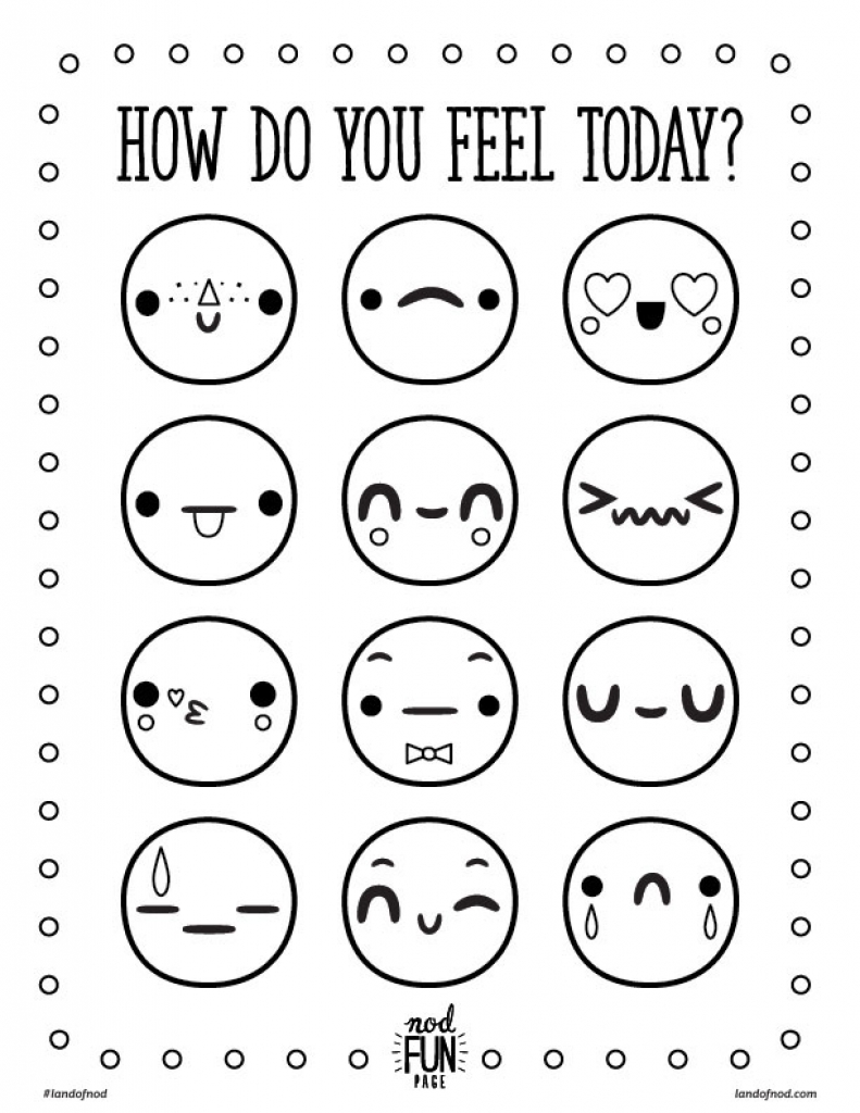 791x1024 Feelings Coloring Pages