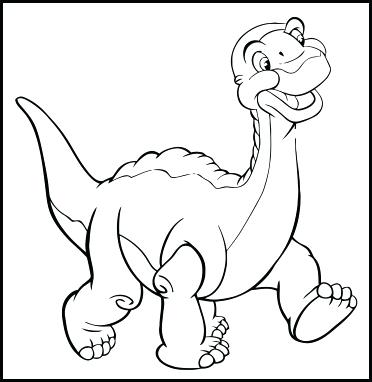 372x382 Marvelous Feet Coloring Pages The Land Before Time Coloring Pages