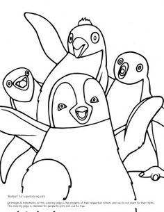 236x305 Care Bears Coloring Pages To Print Happy Feet Coloring Page