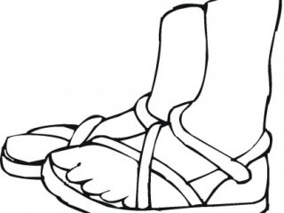 320x240 Feet Coloring Sheet Images For Feet Coloring Page Clip Art Library