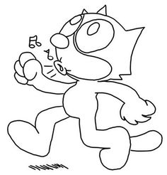 236x246 Felix The Cat Eclectic Cat Colors