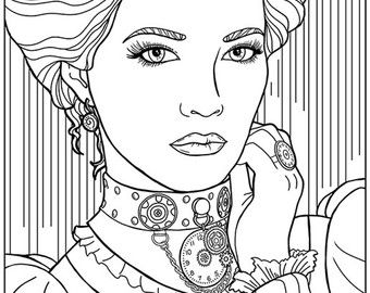 340x270 Female Coloring Pages