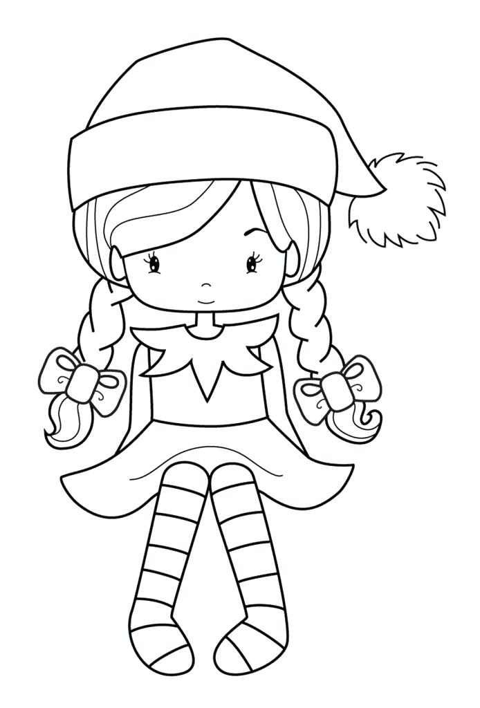 694x1024 Christmas Elf Coloring Pages Best Elf Coloring Pages Christmas