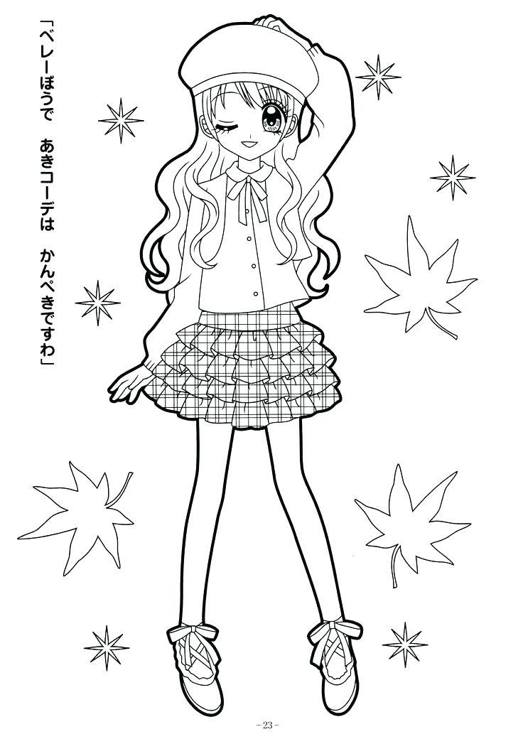 736x1040 Cute Girl Coloring Pages Cute Girl Coloring Pictures Pages