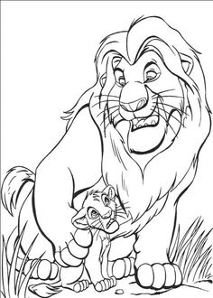 236x330 Male And Female Lions Coloring Page Lion Coloring Page