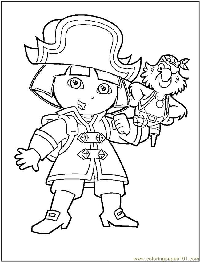 650x853 Pirate Coloring Pages