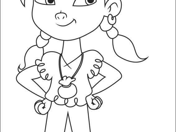 567x425 Pirates Coloring Pages Perfect Jake Neverland Pirates Coloring