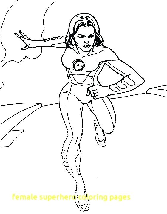 560x716 Free Printable Female Superhero Coloring Pages Female Superhero