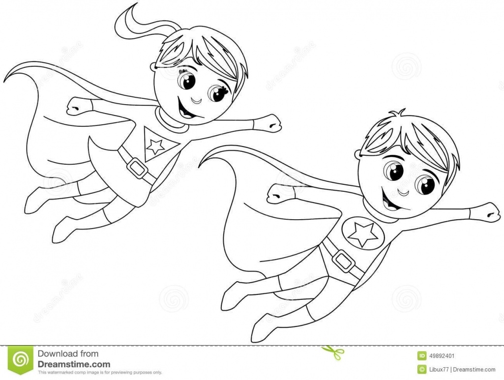 1025x773 Inspirational Free Coloring Pages Superhero Outline Superhero