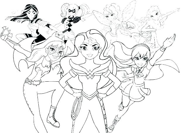 618x456 Awesome Super Heros Coloring Pages Dc Superhero Coloring Pages Dc