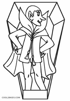 236x339 Printable Vampire Coloring Pages For Kids Holiday