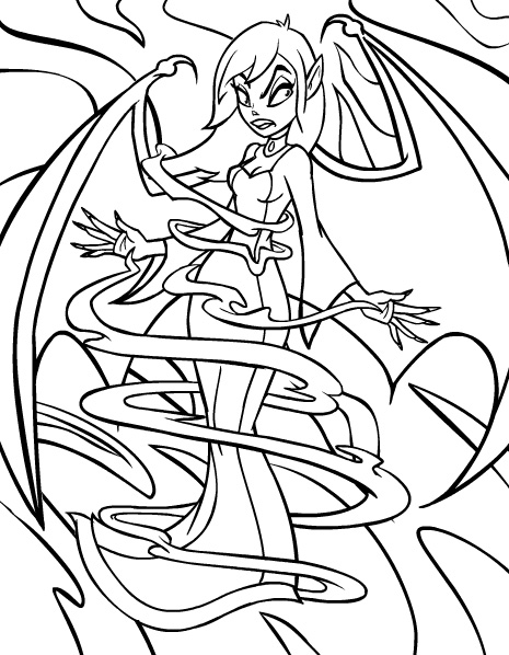 465x598 Scary Coloring Pages