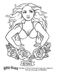 236x305 Free Printables Feminist Colouring Pages Galentine's Day