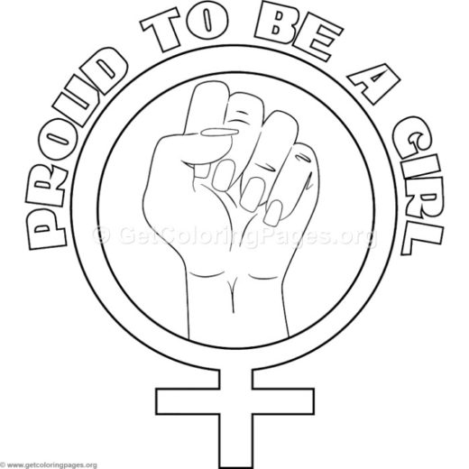 520x520 Free Feminist Coloring Pages