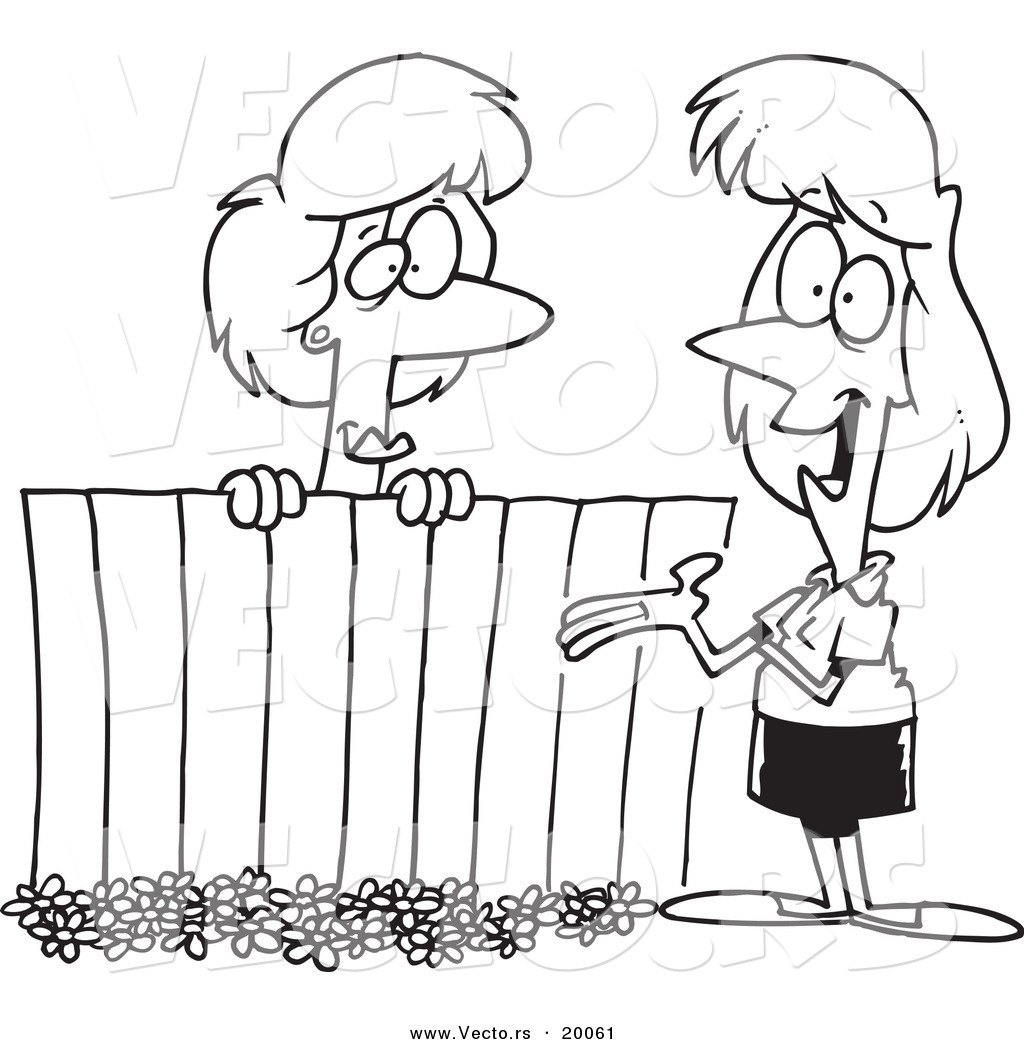 1024x1044 Vector Of A Cartoon Black And White Outline Design Of Lady