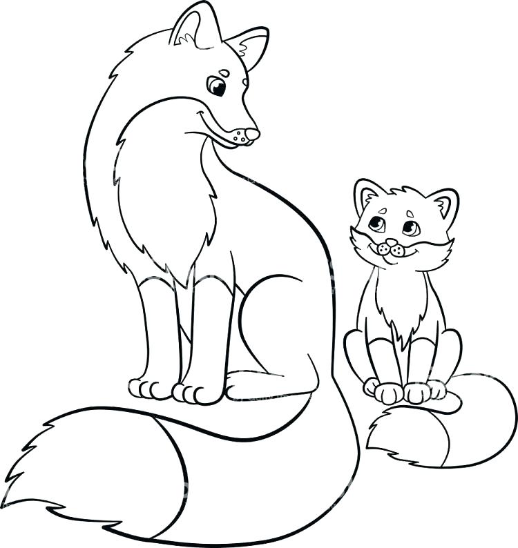 750x794 Baby Fox Coloring Pages Fox Coloring Book As Well As Coloring
