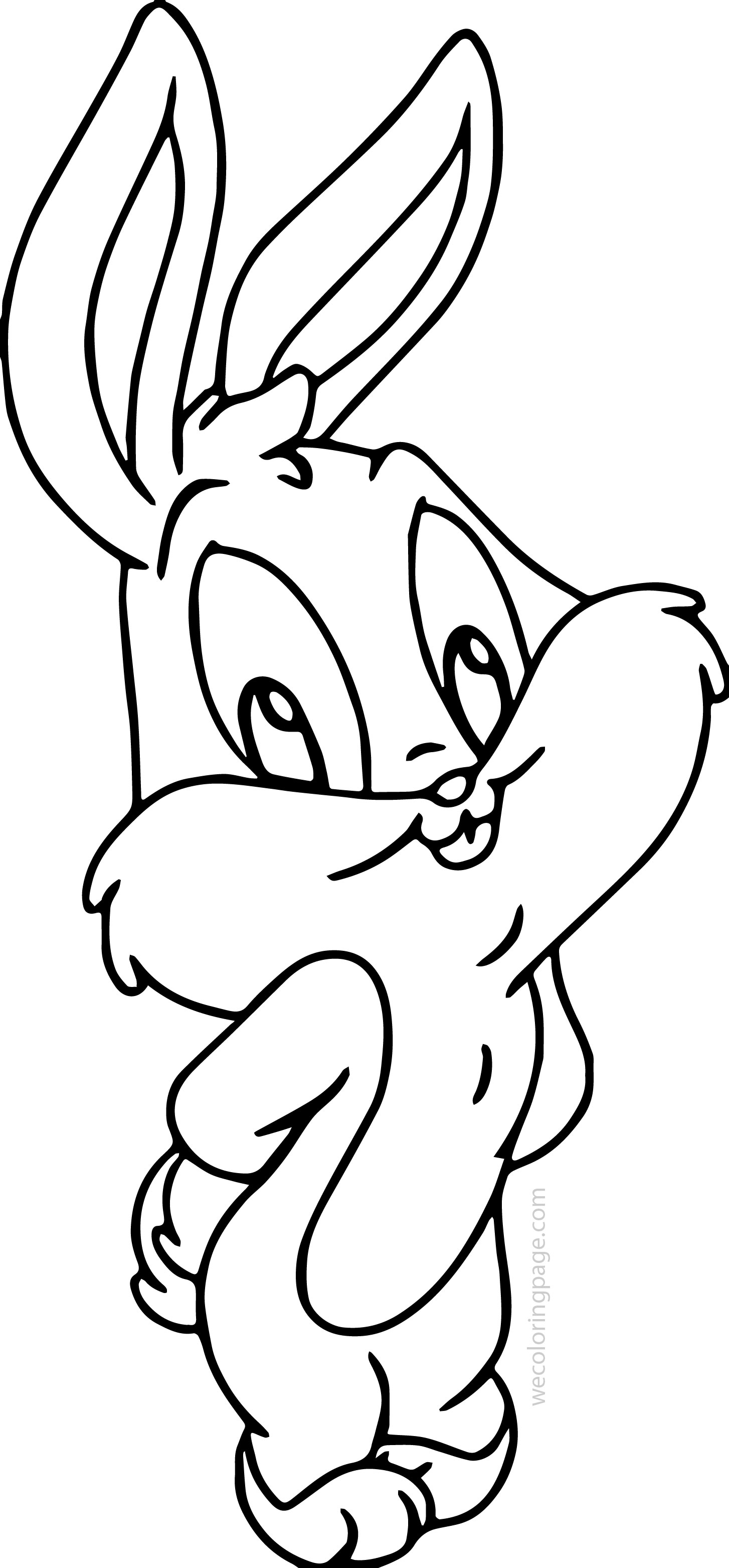 1454x3125 Easy Coloring Pages Of Cute Baby Bunnies Bunny Drawing