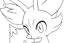 220x150 Pokemon Coloring Pages Fennekin