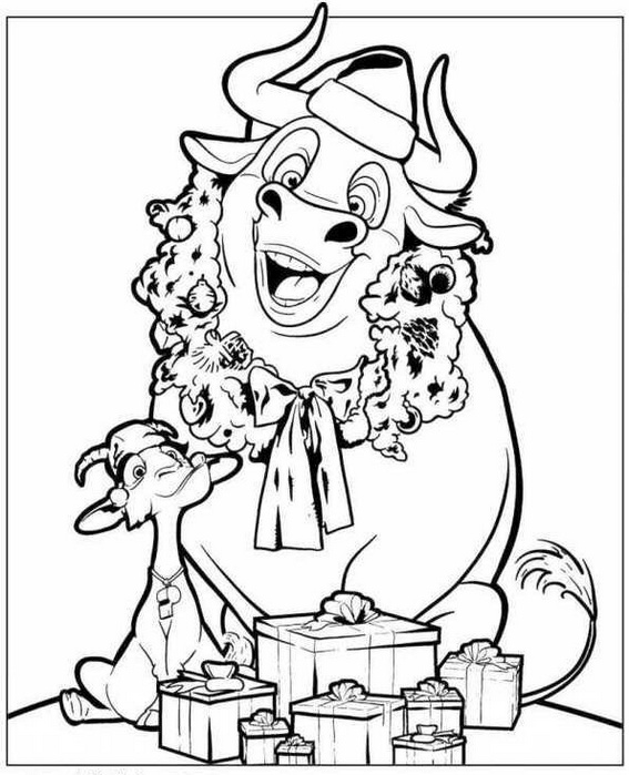 567x699 Ferdinand The Bull Movie Coloring Sheets For Children