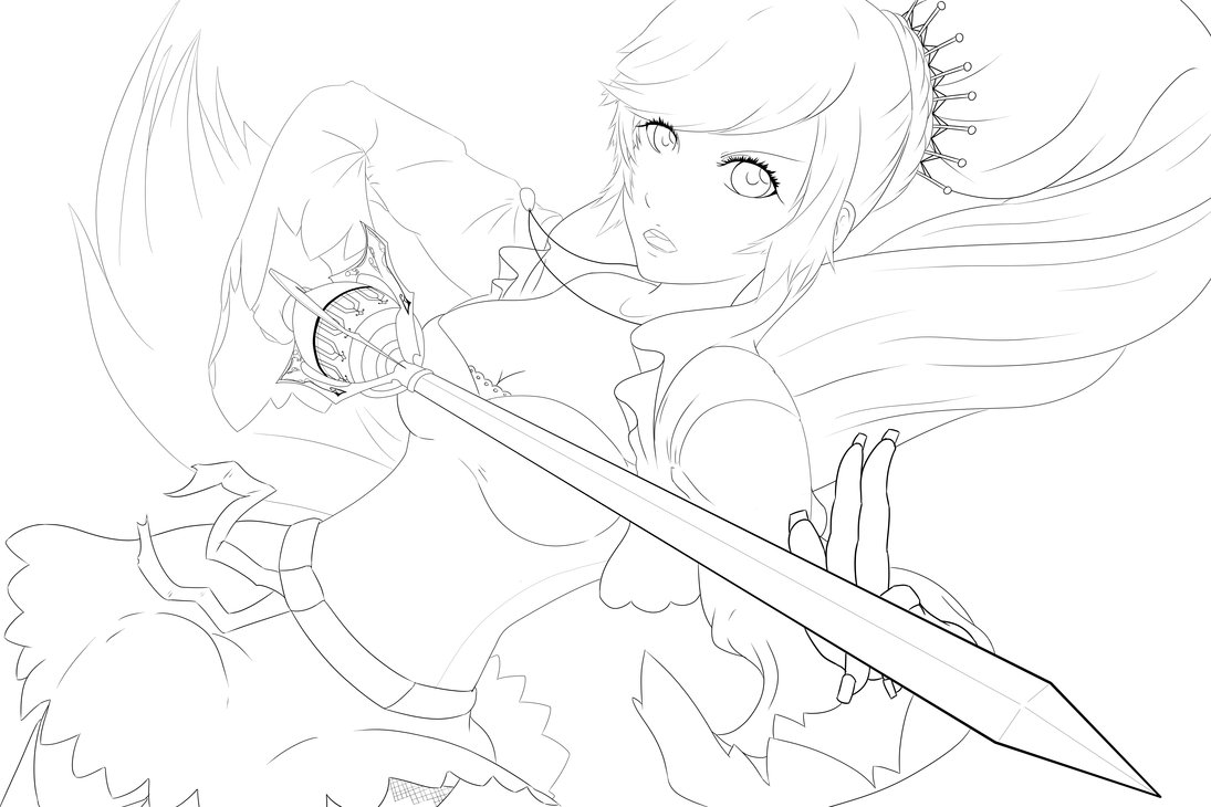 1095x730 Rwby Coloring Pages