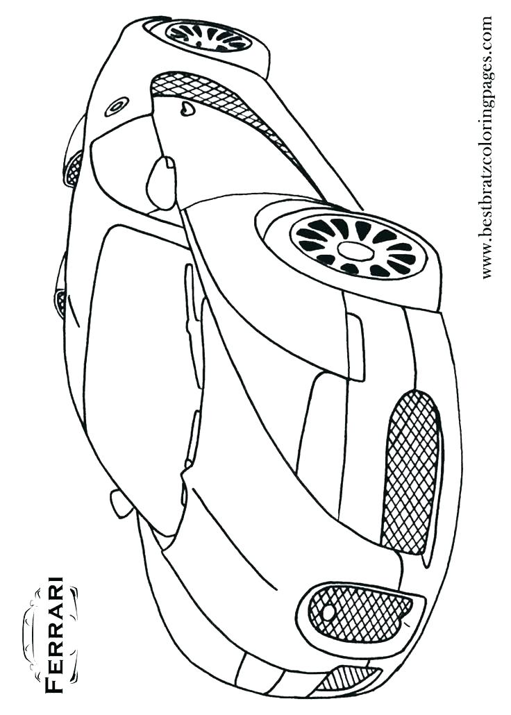 736x1030 Ferrari Coloring Book With Coloring Free Ferrari Coloring Pages