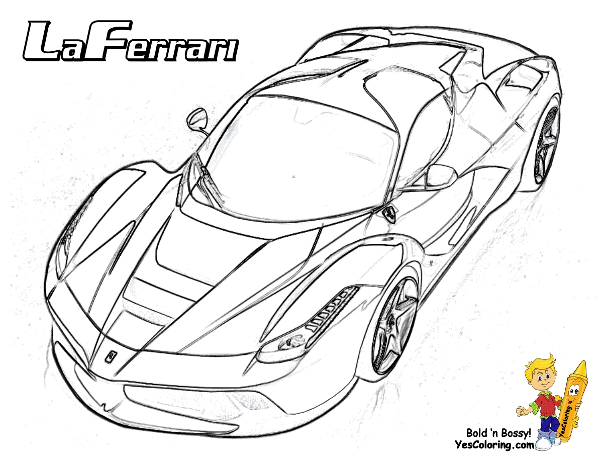 1200x927 Ferrari Coloring Pages Best Of Heart Pounding Ferrari Coloring