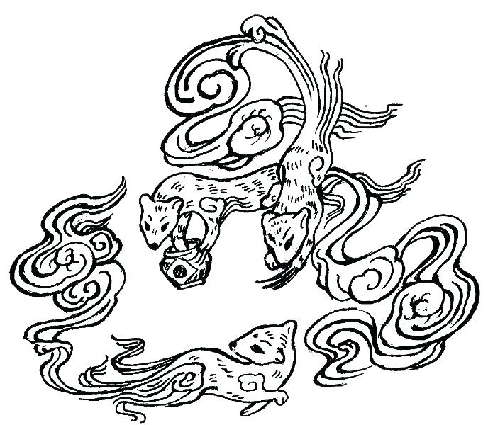 688x600 Ferret Coloring Ferret Coloring Pages Popular Ferret Coloring