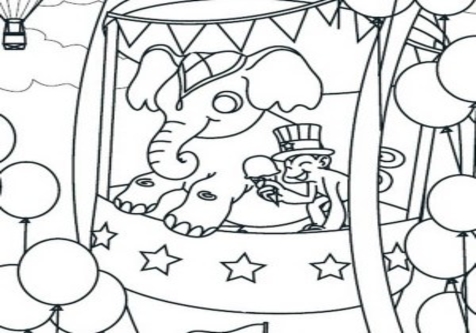 476x333 Ferris Wheel Coloring Pages
