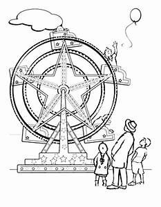 233x300 Ferris Wheels, Coloring Sheets