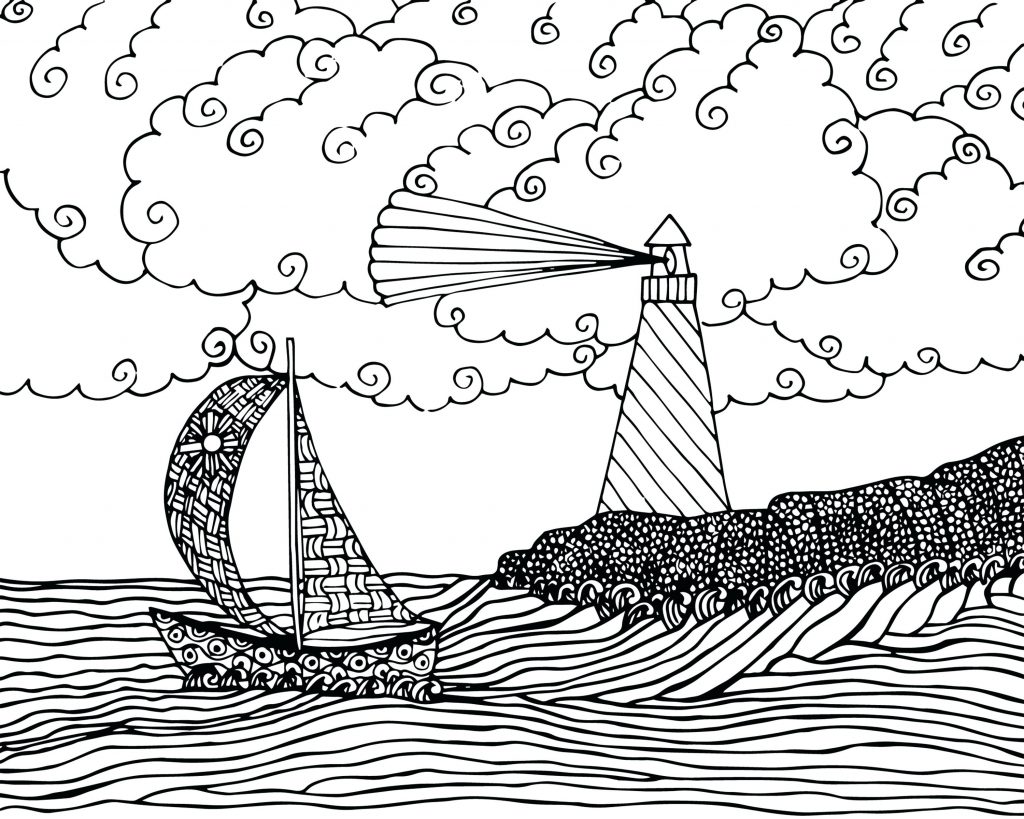 1024x819 Coloring Page Boat Coloring Page Big Pirate Ship Coloring Pages